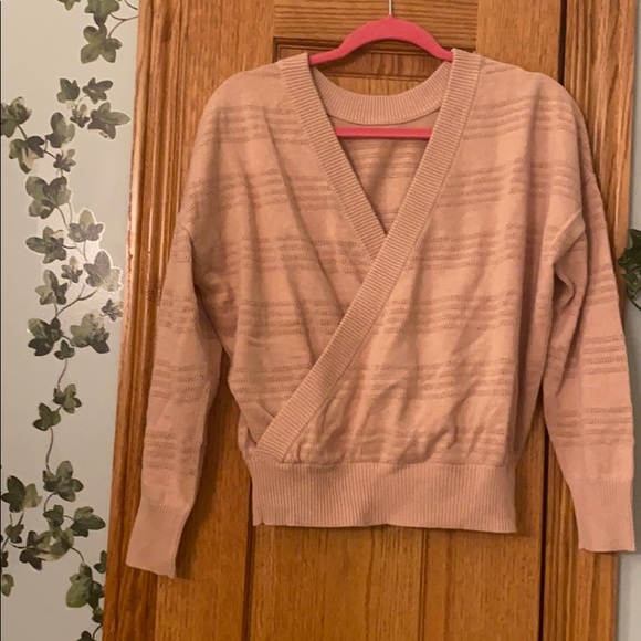 n:PHILANTHROPY deep v-neck back sweater - Picture 2 of 6